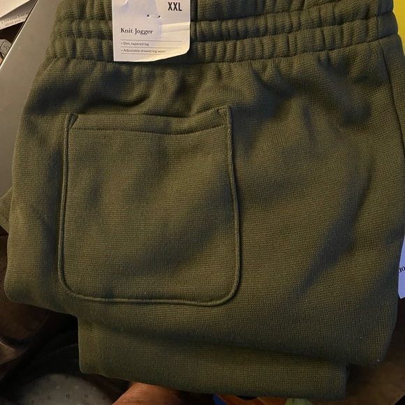 Goodfellow & co Sweat Pants Late Night Green - Picture 3 of 7